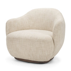 Hudson Oatmeal Fabric Upholstered Chair - Ornate Home
