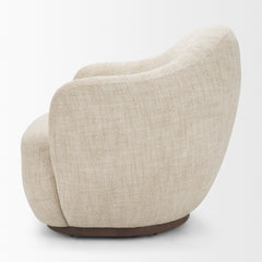 Hudson Oatmeal Fabric Upholstered Chair - Ornate Home