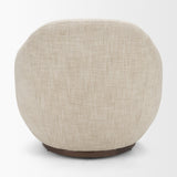 Hudson Oatmeal Fabric Upholstered Chair - Ornate Home