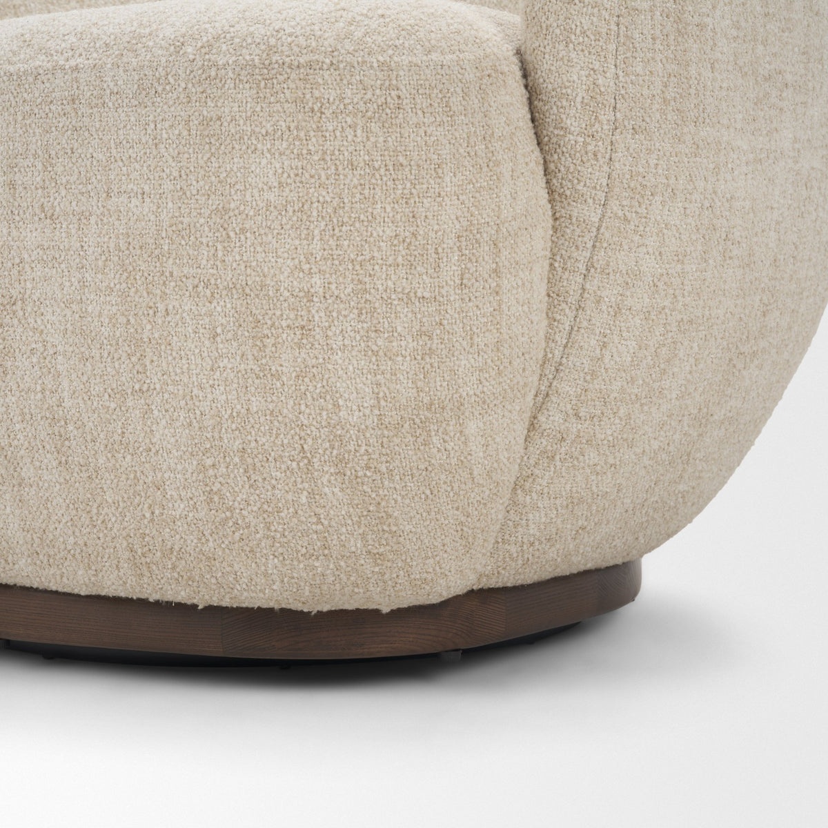 Hudson Oatmeal Fabric Upholstered Chair - Ornate Home