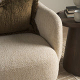 Hudson Oatmeal Fabric Upholstered Chair - Ornate Home