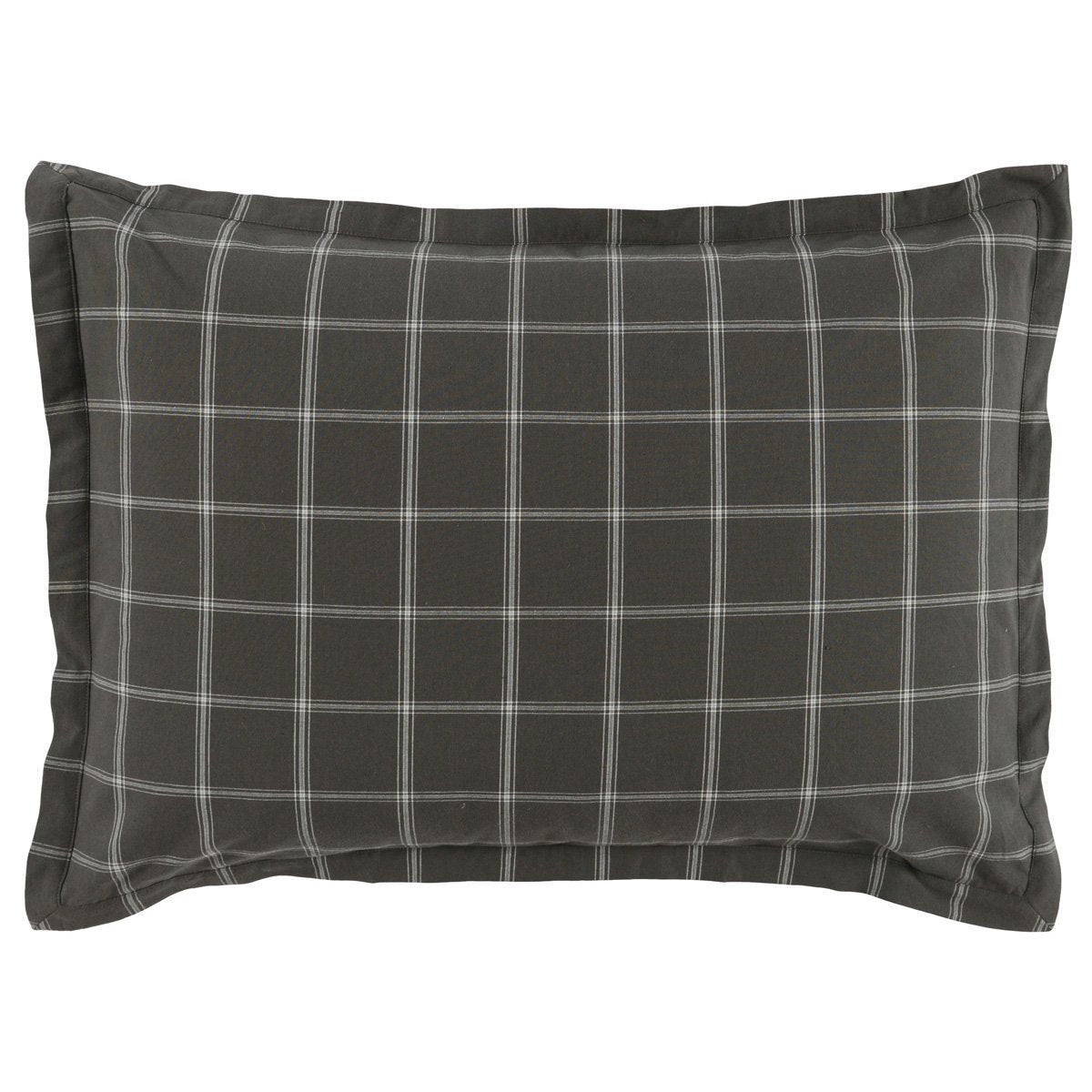 Hudson Plaid Gray Duvet Collection - Ornate Home