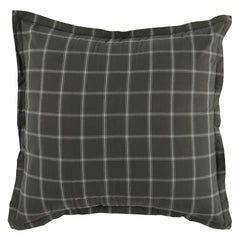 Hudson Plaid Gray Duvet Collection - Ornate Home