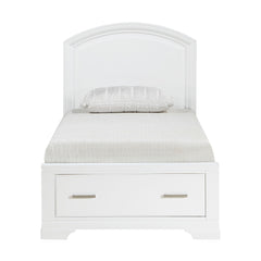 Hudson White 4-Piece Twin Bedroom Set - Ornate Home