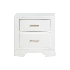 Hudson White 5-Piece Twin Bedroom Set - Ornate Home