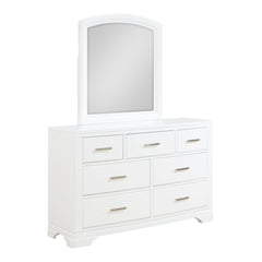 Hudson White Mirror - Ornate Home
