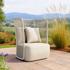 Hudu Beige Accent Chair - Ornate Home