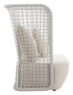 Hudu Beige Accent Chair - Ornate Home