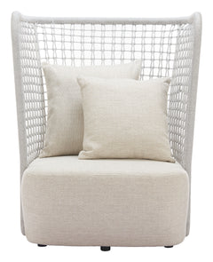 Hudu Beige Accent Chair - Ornate Home