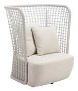 Hudu Beige Accent Chair - Ornate Home