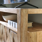 Hudwick Natural Brown Accent Cabinet - Ornate Home