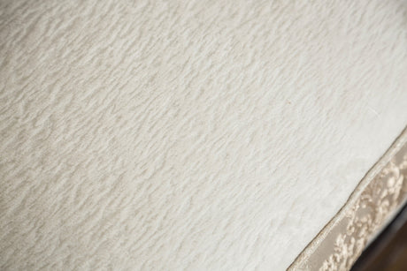 Huelva Beige/Dark Cherry Upholstery Living Room Set - Ornate Home