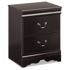 Huey Vineyard Black Dresser, Mirror, Chest and 2 Nightstands - Ornate Home