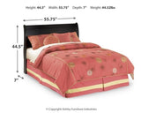 Huey Vineyard Full Sleigh Headboard, Dresser and Mirror (Online Special Price) - Ornate Home