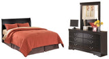 Huey Vineyard Queen Sleigh Headboard, Dresser and Mirror (Online Special Price) - Ornate Home