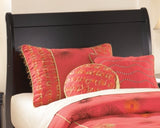 Huey Vineyard Twin Sleigh Headboard, Dresser and Mirror (Online Special Price) - Ornate Home