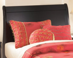 Huey Vineyard Twin Sleigh Headboard, Dresser and Mirror - Ornate Home