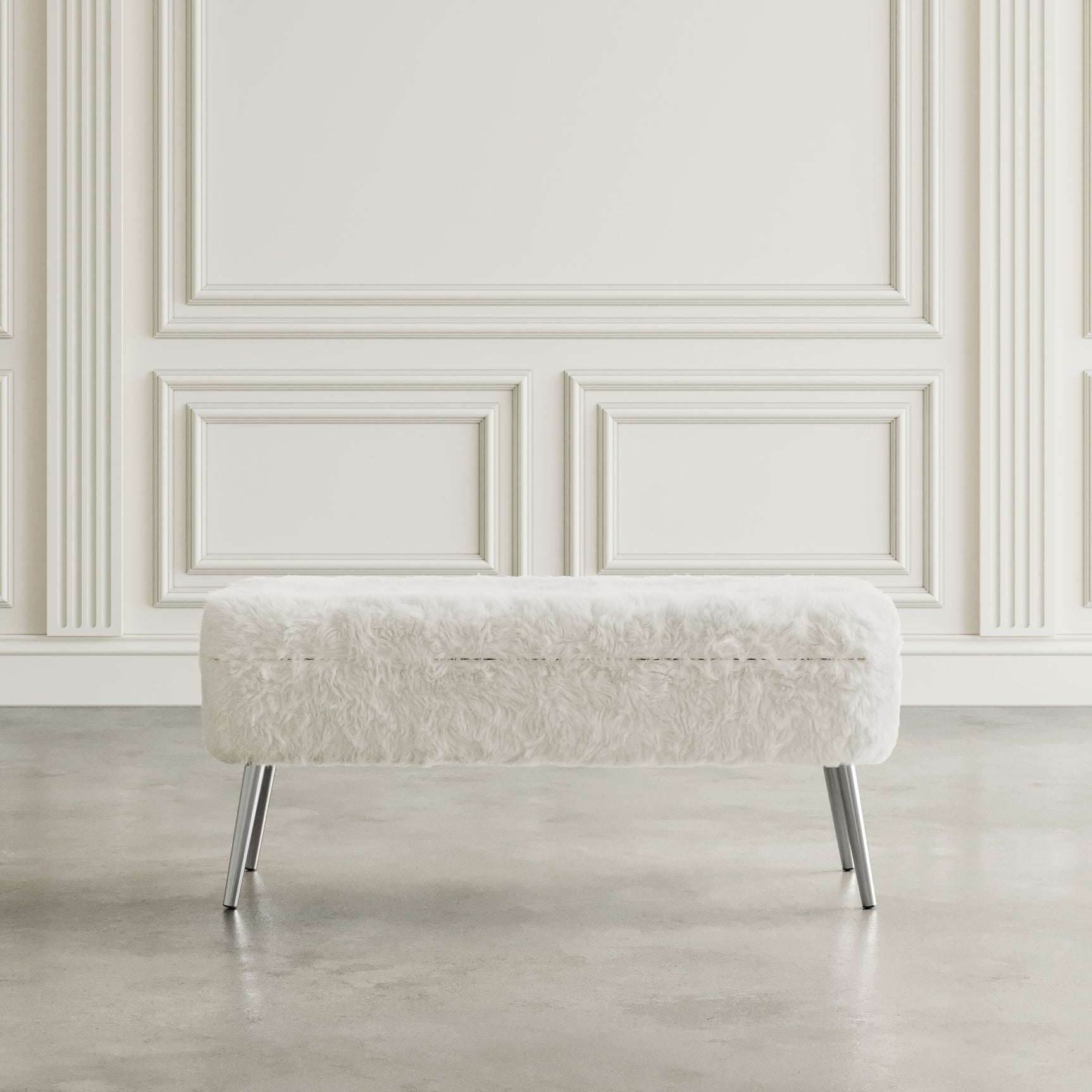 Huggy Natural Storage Bench - Ornate Home