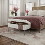 Huggy Natural Storage Bench - Ornate Home
