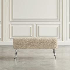 Huggy Sand Storage Bench - Ornate Home
