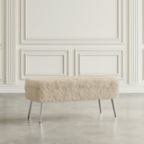 Huggy Sand Storage Bench - Ornate Home