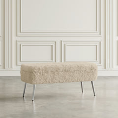Huggy Sand Storage Bench - Ornate Home