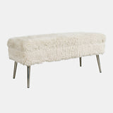 Huggy Sand Storage Bench - Ornate Home
