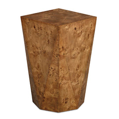 Hughes Woodtone Geometric Accent Table - Ornate Home