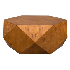 Hughes Woodtone Geometric Coffee Table - Ornate Home