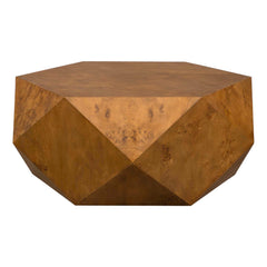 Hughes Woodtone Geometric Coffee Table - Ornate Home