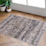 Hughesdale Distorted Lines Luxe Area Rug - Ornate Home