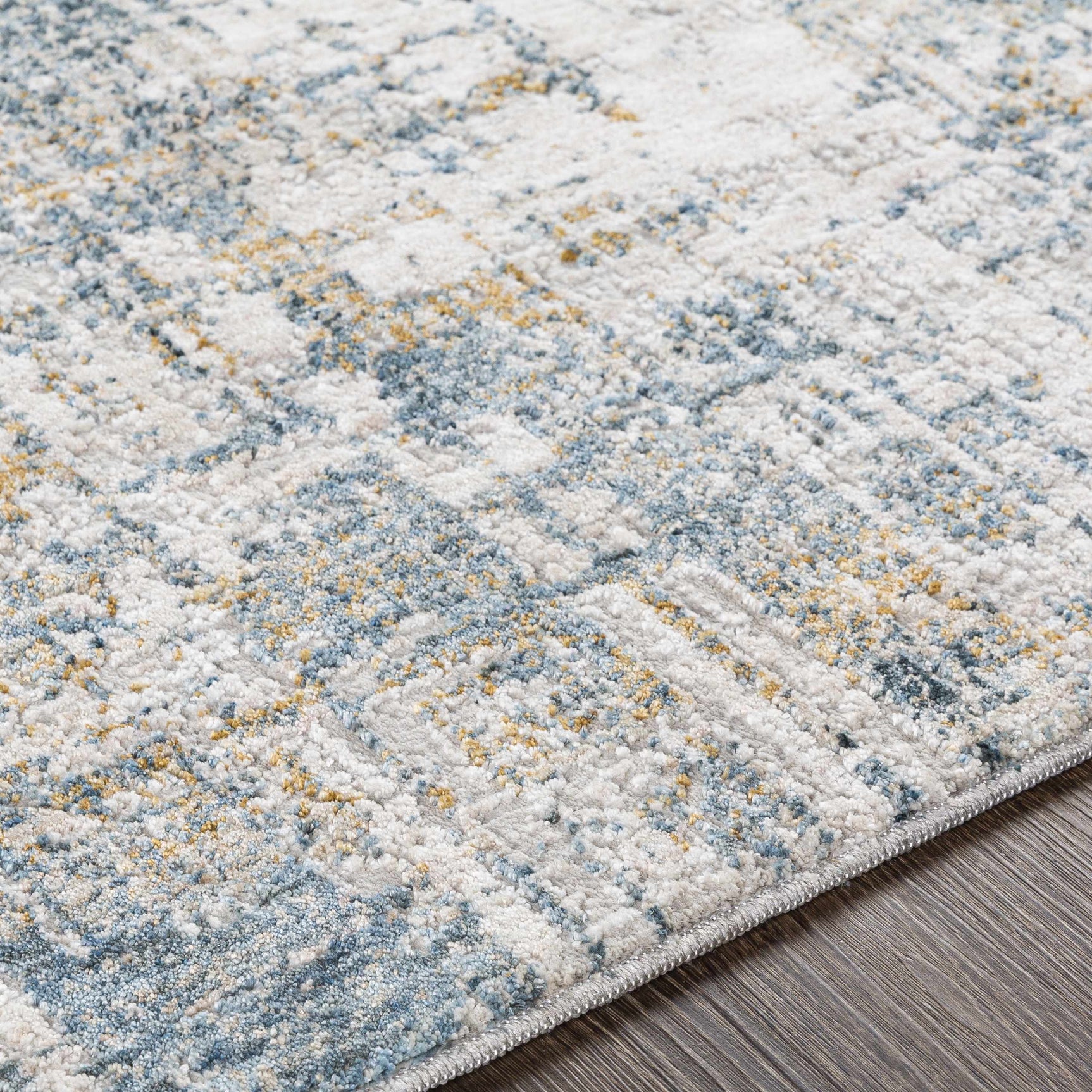 Hughesdale Distorted Lines Luxe Area Rug - Ornate Home