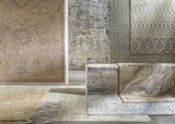 Hughesdale Distorted Lines Luxe Area Rug - Ornate Home