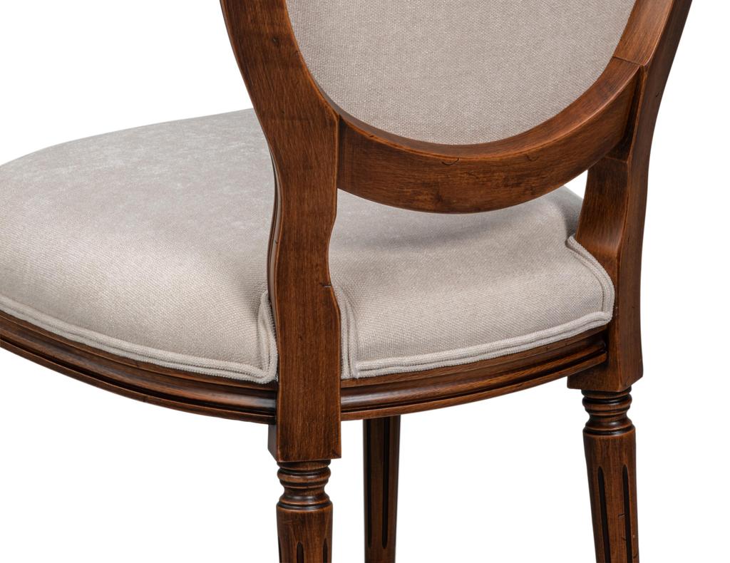 Hugo Beige Oval Side Chair (Set of 2) - Ornate Home