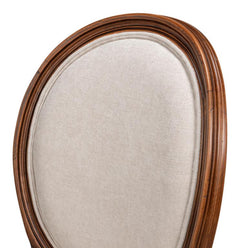 Hugo Beige Oval Side Chair (Set of 2) - Ornate Home