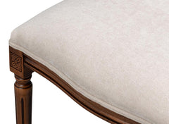 Hugo Beige Oval Side Chair (Set of 2) - Ornate Home