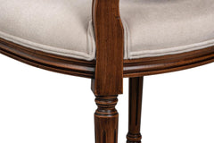 Hugo Beige Oval Side Chair (Set of 2) - Ornate Home