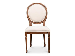 Hugo Beige Oval Side Chair (Set of 2) - Ornate Home