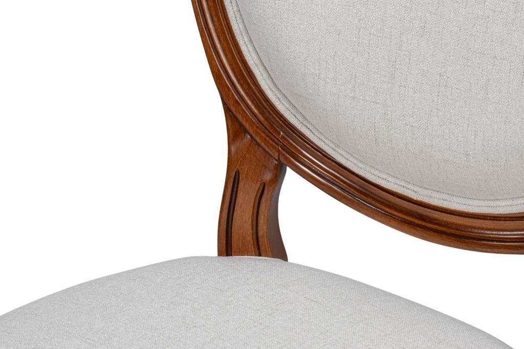 Hugo Brown Oval Side Chair (Set of 2) - Ornate Home