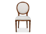 Hugo Brown Oval Side Chair (Set of 2) - Ornate Home