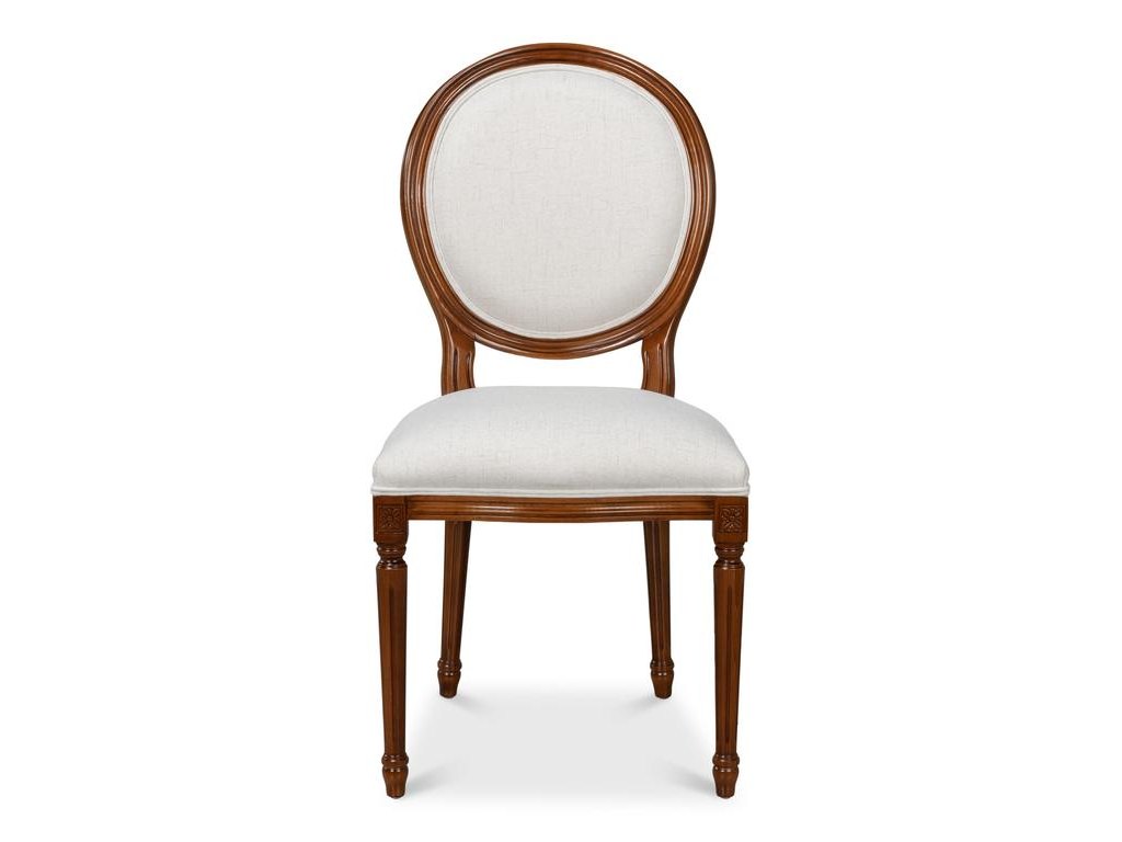 Hugo Brown Oval Side Chair (Set of 2) - Ornate Home