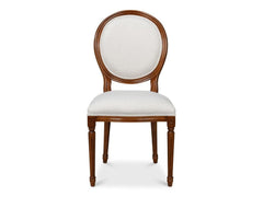 Hugo Brown Oval Side Chair (Set of 2) - Ornate Home