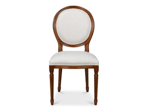 Hugo Brown Oval Side Chair (Set of 2) - Ornate Home