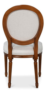 Hugo Brown Oval Side Chair (Set of 2) - Ornate Home