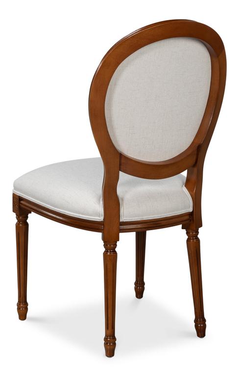 Hugo Brown Oval Side Chair (Set of 2) - Ornate Home