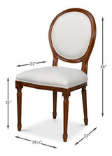Hugo Brown Oval Side Chair (Set of 2) - Ornate Home