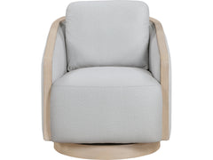 Hugo Gray Swivel Chair - Ornate Home