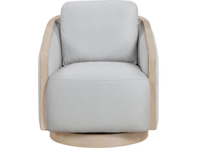 Hugo Gray Swivel Chair - Ornate Home
