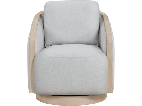 Hugo Gray Swivel Chair - Ornate Home