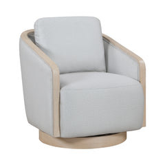 Hugo Gray Swivel Chair - Ornate Home